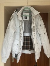 Winterjacke Herren Größe L von Camp David Neu Ungetragen mit Kapuze Weiß