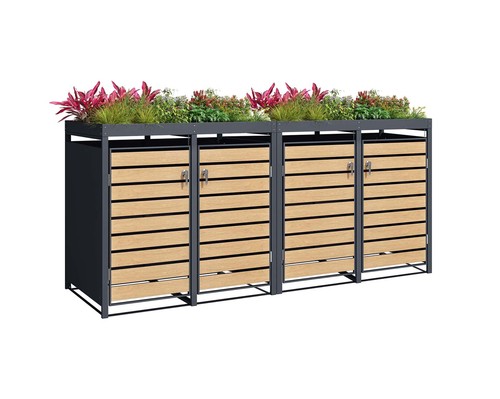 Schartec mülltonnenbox 4er - schartec,