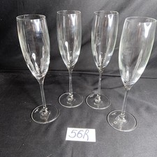 Rosenthal 4 Sektflöten Kristallgläser