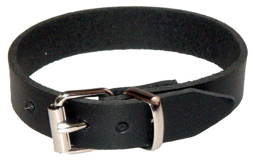 Lederriemen schwarz 0 x - schwarz,
