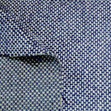 silber blau Polsterstoff für