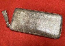 Leder Geldbörse Portemonnaie Geldbeutel von Liebeskind Berlin Grau Taupe