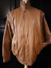 Herren echtes lammleder jacke - lammleder, jacke/