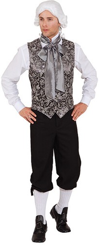 Brokatweste marquis schwarz - marquis,