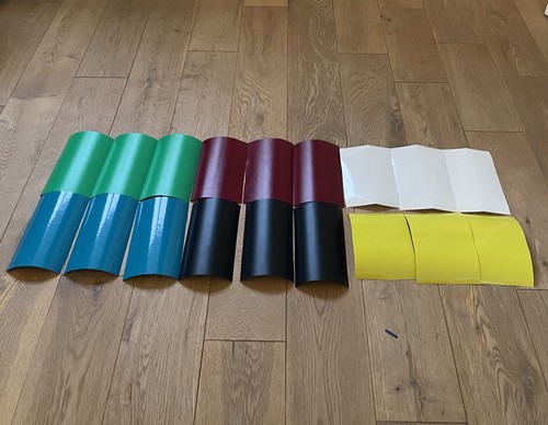 Selbstklebendes mehrfarbiges