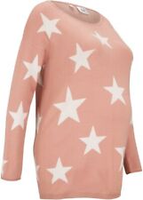 Umstandspullover Gr. 36/38 Rosa Damen Langarm-Strick-Pullover Neu