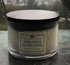 Crabtree & Evelyn India Hicks 450g Badesalz im Glas Original verpackt Holzdeckel