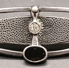 Vintage Silber 925 Brosche Mit