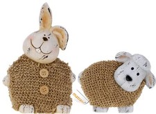 Hase oder Schaf aus Porzellan