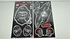 Gorilla Aufkleber Set 2 Bögen