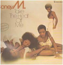 Boney M. Take The Heat Off Me POSTER NEAR MINT Hansa Vinyl LP
