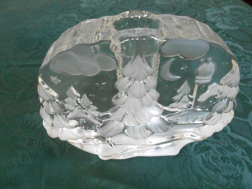 Glasvase bleikristall - glasvase,