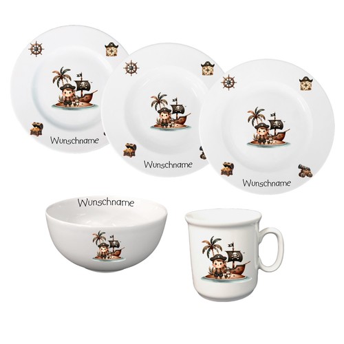 Kindergeschirr pirat piraten - kindergeschirr,