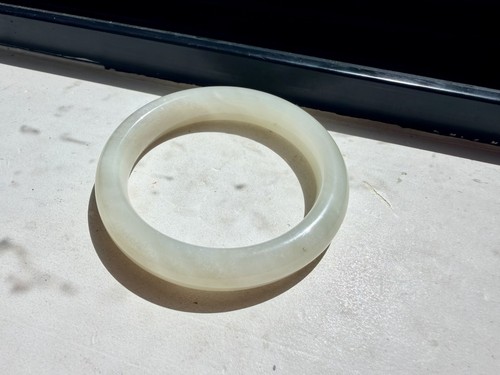 Nephrit hetian jade armreif - nephrit,