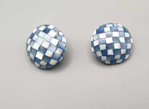 Vintage mosaik ohrringe - vintage, mosaik-ohrringe