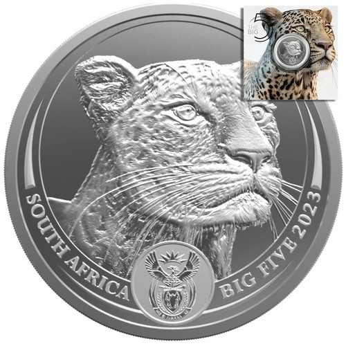 Silbermünze südafrika big - südafrika,