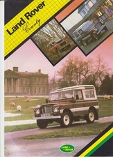 Land Rover County  88 & 109 - 1982 1-Blatt Prospekt / 1-page Brochure