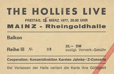 The Hollies - Rheingoldhalle