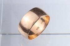 7,1g 14kt Goldring 583er breiter Bandring Damenring Herrenring Sowjetunion UdSSR