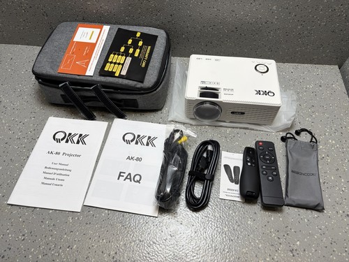 Qkk led mini projektor - qkk,
