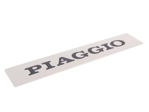 Schild schriftzug piaggio - schriftzug, "piaggio"