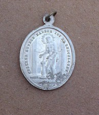 Altes Pilger Medaillon Amulet - Schmerzensmann in der Wieskirche - (MES195.a)