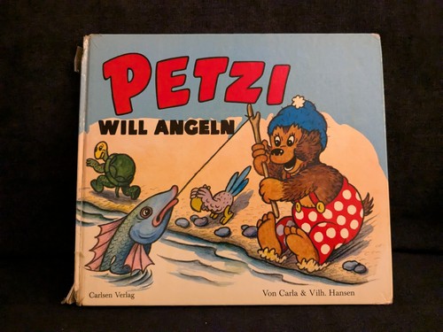 Altes kinderbuch petzi - kinderbuch,