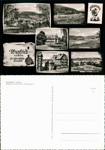 Wanfried mehrbild - wanfried, mehrbild-ak