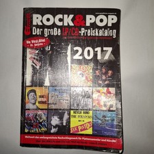 Der große Rock  Pop LP/CD Preiskatalog 2017 , ALT  , Folie ist knüddelig 
