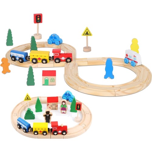 Holzeisenbahn holzspielzeug - holzeisenbahn,