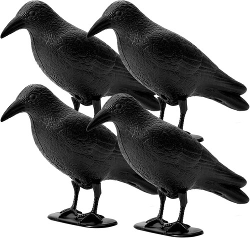 Kunststoff rabe vogelschreck - kunststoff,