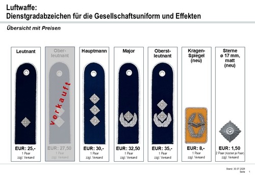 Bundeswehr dienstgradabzeichen - bundeswehr,