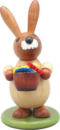 Osterhase auf sockel natur - osterhase,