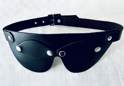 Augenbinde leder mit - augenbinde,