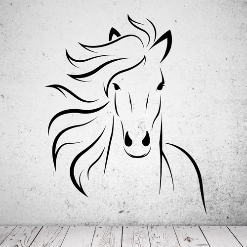 Wandtattoo pferd horse - wandtattoo,