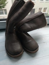 Neu EMU Lammfell Marken Nubuk Leder Gr 39