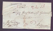 Vorphila Faltbrief 1824 mit