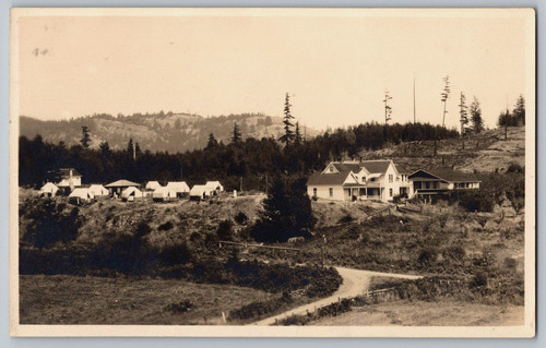 Forest logging camp pioneer - camp,