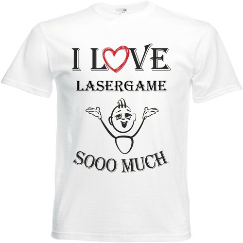 Shirt love lasergame für - t-shirt,