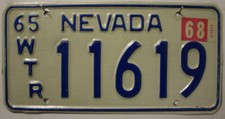 Nevada Nummernschild USA