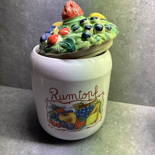 Rumtopf keramiktopf mit deckel - rumtopf,