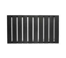 Vorgartenzaun Gartenzaun Lattenzaun aus Holz 2er-Set L187 cm x H50 cm anthrazit