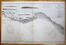 1943 North America West Coast Mexico Maldonado Ocos River Mexico Chiapas map