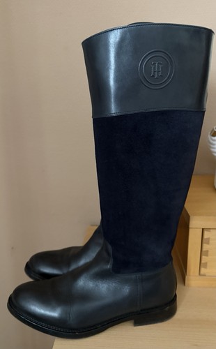 Tommy hilfiger stiefel schwarz - hilfiger,