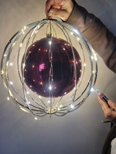 Dekokugel Rot Beleuchtet