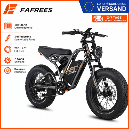 Fafrees elektrofahrrad fat - fafrees,