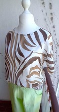 HANDGENÄHT Da.  Bluse  Zebra