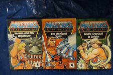 He-Man and the Masters of the Universe 3 Bücher 1980er Jahre Sammlung