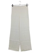 STELLA MCCARTNEY High-Waist Hose Damen Hose Gr. DE 38 wollweiß Casual-Look