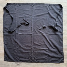 schwarzer Vorbinder lang - Schürze, Kellner-, Bistro-, Küchenschürze